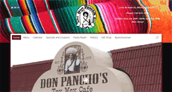 Desktop Screenshot of donpanchostexmexcafe.com